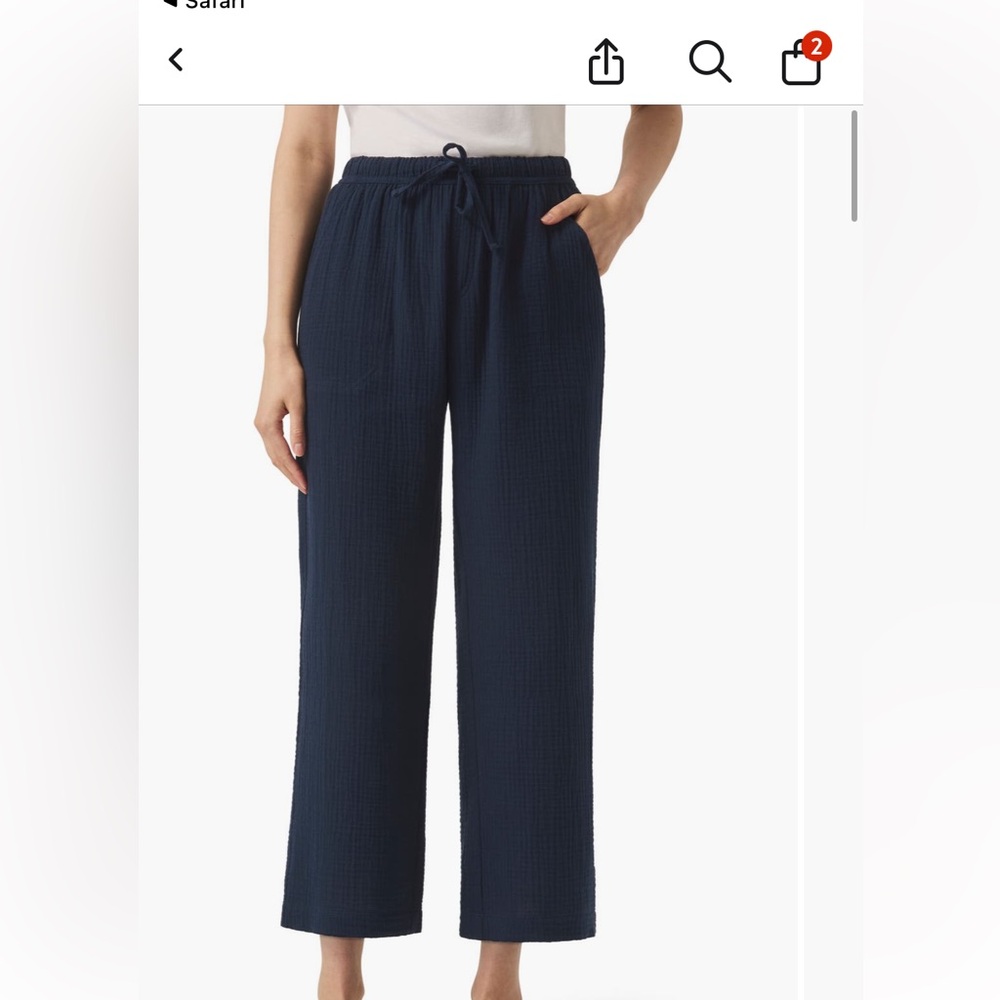 Splendid Adele Cotton Pants - image 1